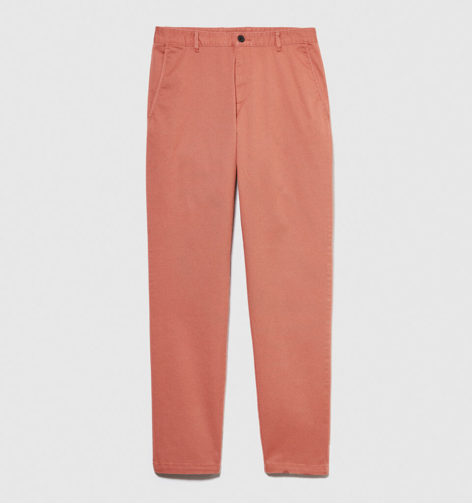Slim fit chinos - men's chino trousers - Nude | Sisley image number 6